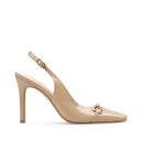 Alexia - Zapatillas de Piel Beige | Davenia