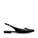 TESSA | BALLERINA NEGRA DE PIEL