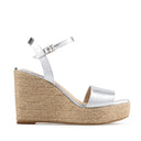 EMMA | ALPARGATA DE PIEL PLATA