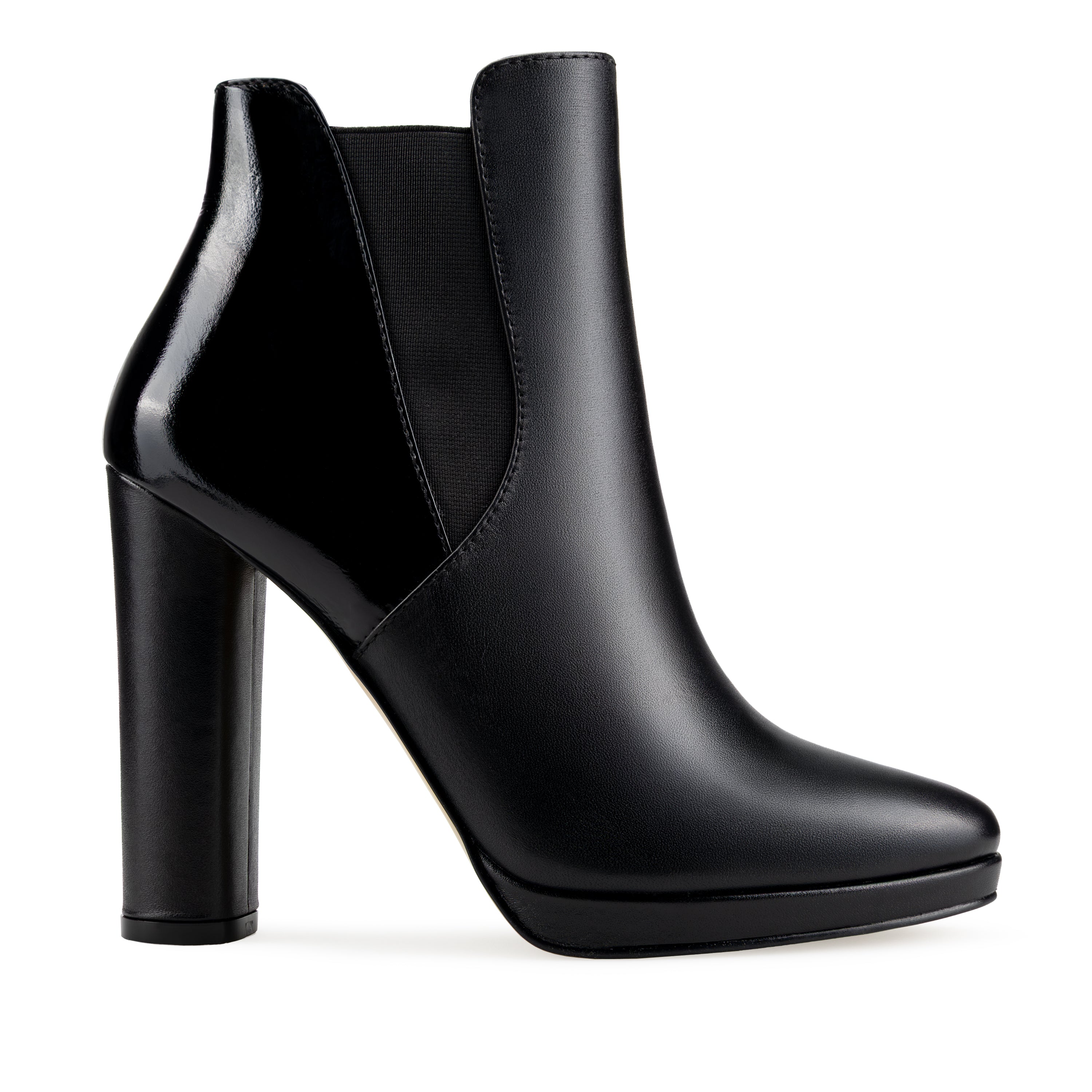 Carolina - Botines de Piel Negro