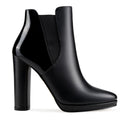 Carolina - Botines de Piel Negro