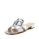 LARISSA | SANDALIA DE PISO PLATA