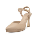 Antara - Zapatillas de Piel Beige | Davenia