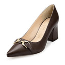 Estela - Zapatillas de Piel Café | Davenia