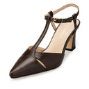 Magnolia - Zapatillas de Piel Café | Davenia