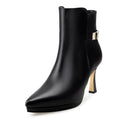 Venus - Botines de Piel Negros