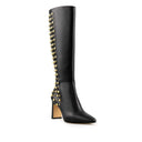 REGINA | BOTA LARGA DE PIEL NEGRA