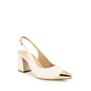 ADELA | ZAPATILLAS MARFIL DE PIEL