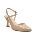 DÉBORA | ZAPATILLAS BEIGE DE PIEL