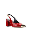 Adela - Zapatillas de Piel Roja | Davenia