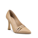 DENISSE | ZAPATILLAS BEIGE DE PIEL