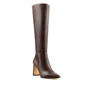 KARLA | BOTA LARGA DE PIEL CAFÉ