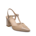 HELA | ZAPATILLAS BEIGE DE PIEL