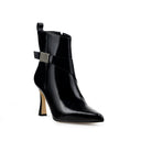 Alondra - Botines de Piel Negro | Davenia