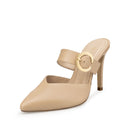 MILANA | ZAPATILLAS BEIGE DE PIEL