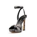 LILY | TACONES BIAK BLANCO/NEGRO DE PIEL