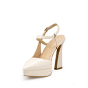 CELESTE | ZAPATILLAS MARFIL DE PIEL