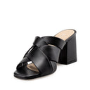 CELIA | SANDALIAS NEGRAS DE PIEL