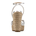 AREZZO | ALPARGATA DE PIEL PLATA