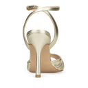 Bruna - Tacones de Piel Dorados | Davenia