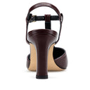Magnolia - Zapatillas de Piel Vino | Davenia