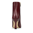 Gema - Botines de Piel Vino