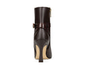 Astrid - Botines de Piel Chocolate
