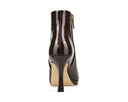 Selene - Botines de Piel Charol Chocolate