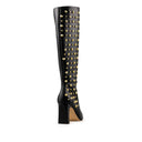 REGINA | BOTA LARGA DE PIEL NEGRA