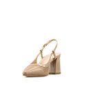 LILIANA | ZAPATILLAS BEIGE DE PIEL