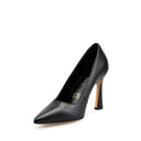 Antonella - Zapatillas de Piel Negro | Davenia
