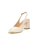 ADELA | ZAPATILLAS MARFIL DE PIEL