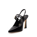 Angela - Zapatillas de Piel Negras | Davenia