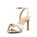 NOA | TACONES DE PIEL PLATINO