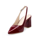LILITH | ZAPATILLAS ROJAS DE PIEL