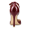 Alana - Zapatillas de Piel Vino