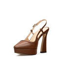 BRENDA | ZAPATILLA PIEL CAFÉ