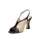 MAITE | TACONES DE PIEL NEGRO-BEIGE