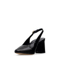 Bárbara- Zapatillas de Piel Negras | Davenia