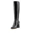 GALA | BOTA LARGA DE PIEL NEGRA