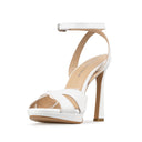 LILY | SANDALIAS DE PIEL BLANCO