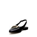 TESSA | BALLERINA NEGRA DE PIEL