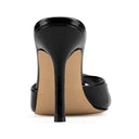 COLETTE | TACONES NEGROS DE PIEL