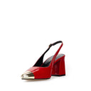 Adela - Zapatillas de Piel Roja | Davenia