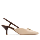 FLOR | ZAPATILLAS BEIGE CON CAFÉ