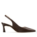 Zoe - Zapatillas de Piel Chocolate | Davenia