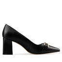 Estela - Zapatillas de Piel Negras | Davenia