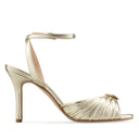 Bruna - Tacones de Piel Dorados | Davenia