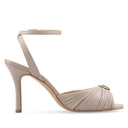 Bruna - Tacones de Piel Beige | Davenia