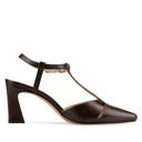 Magnolia - Zapatillas de Piel Café | Davenia